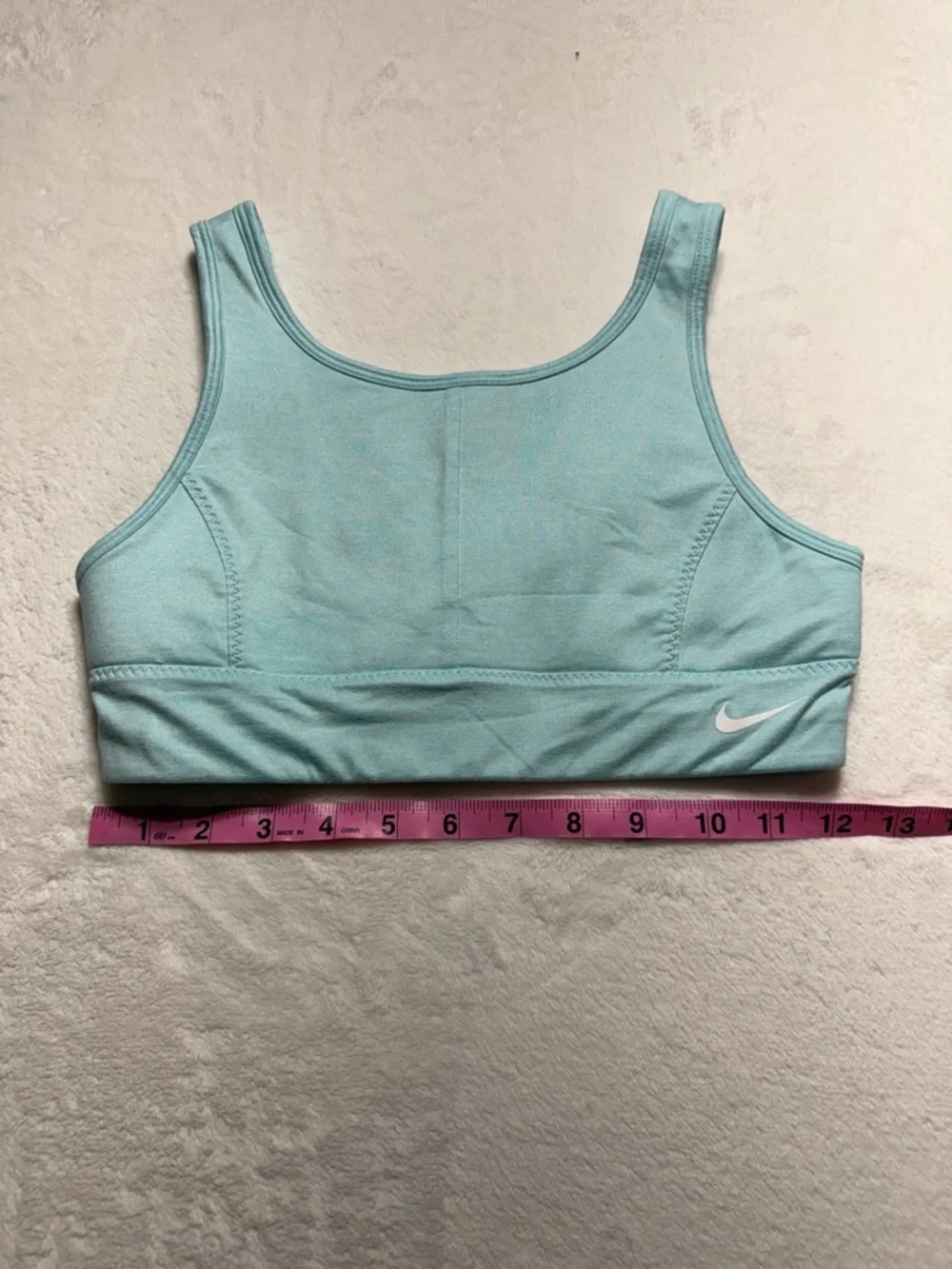 Nike Light Aqua Scoop-Back Sports Bra